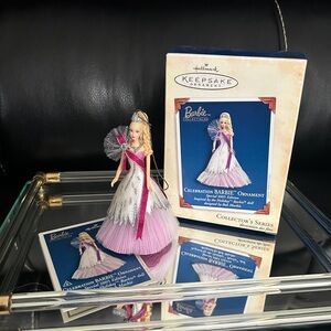 Hallmark Celebration Barbie Holiday Christmas Ornament Special Edition 2005